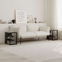Hanah Home Echo - Retro Grey Juego de Mesas Auxiliares
